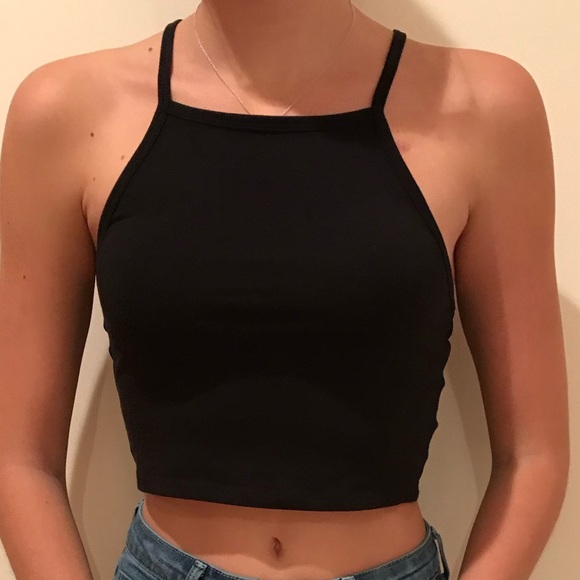 H&M Tops - ⚡️H&M DIVIDED HIGH NECK CROP TOP⚡️